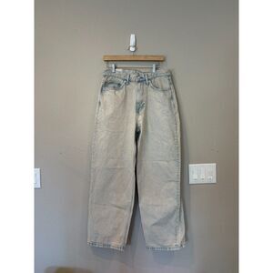 H&M Light Wash Denim Blue Ultra Baggy Jeans 31 x 32 Skater Streetwear Retro y2k